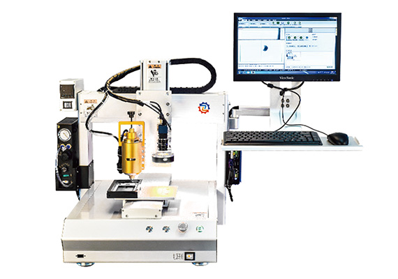 三轴热熔视觉自动点胶机