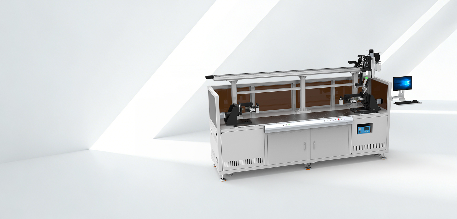 落地式龙门视觉旋转点胶机